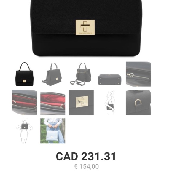 Tuscany Leather Silene Leather Convertible Backpack Handbag - Picture 9 of 10